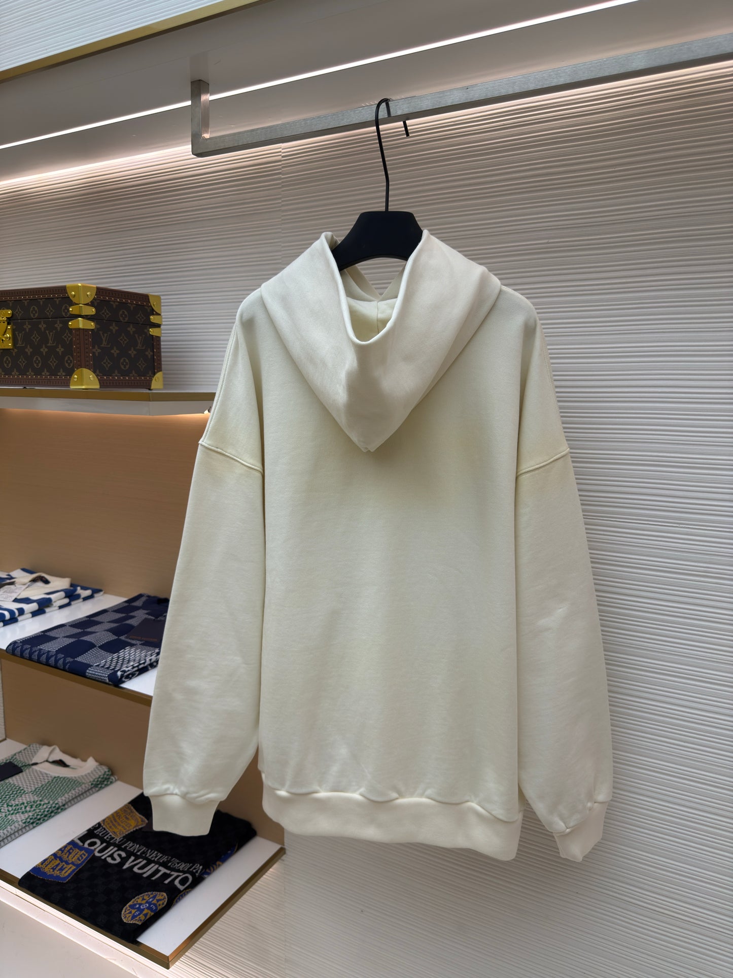 White and Black Hoodie