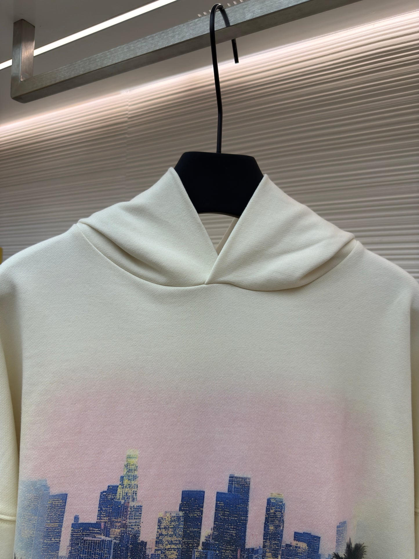 White and Black Hoodie
