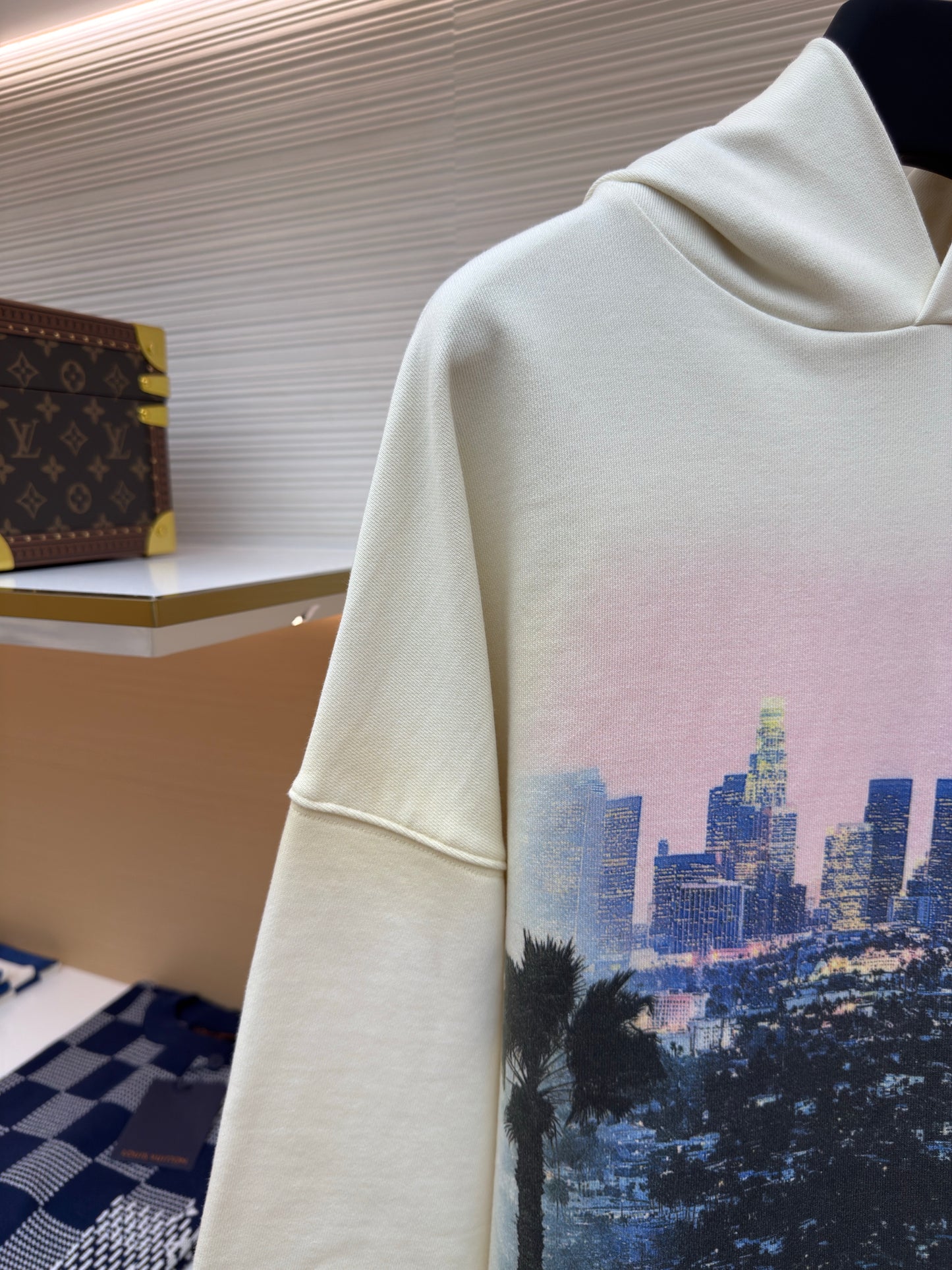 White and Black Hoodie