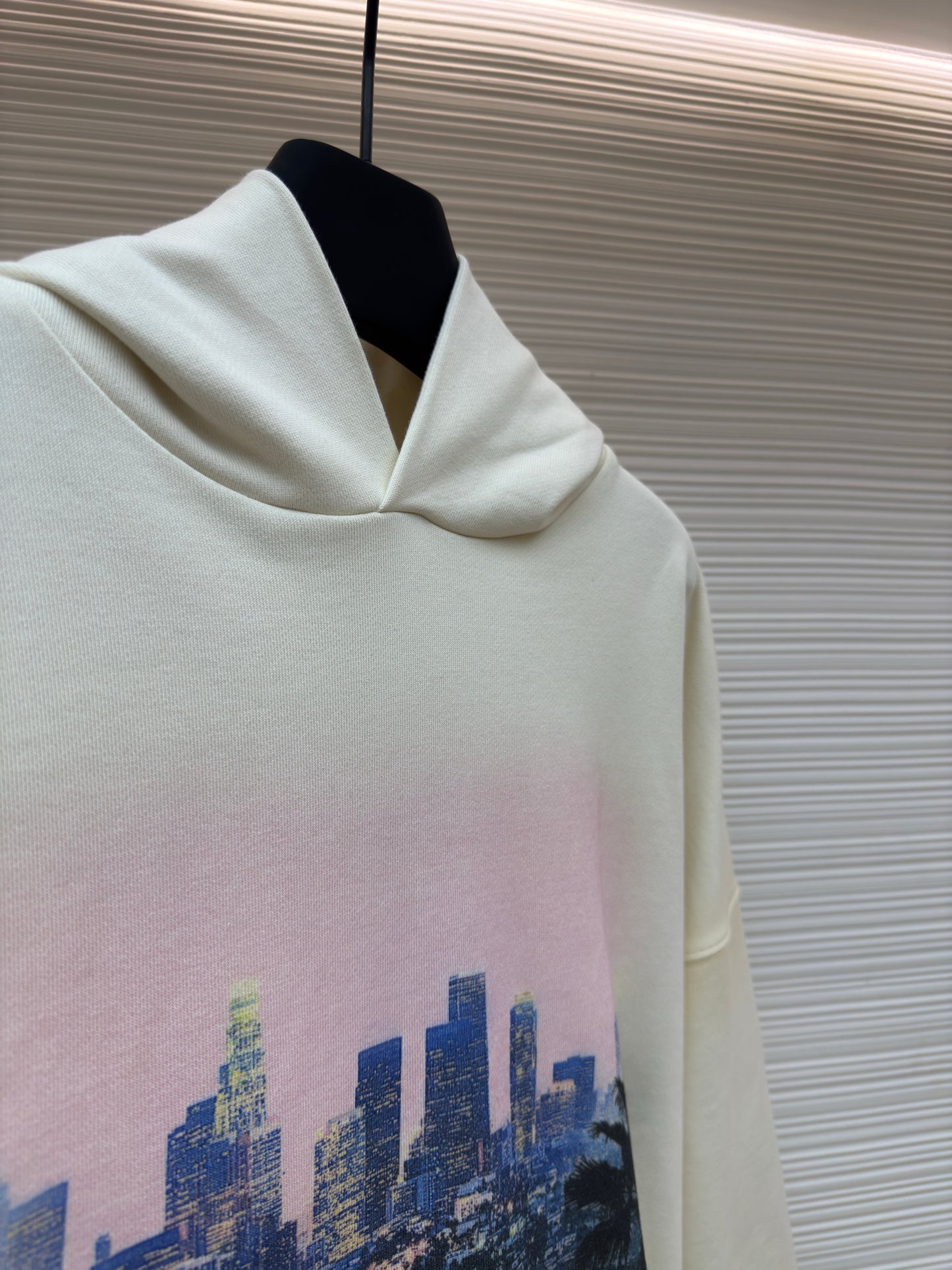 White and Black Hoodie