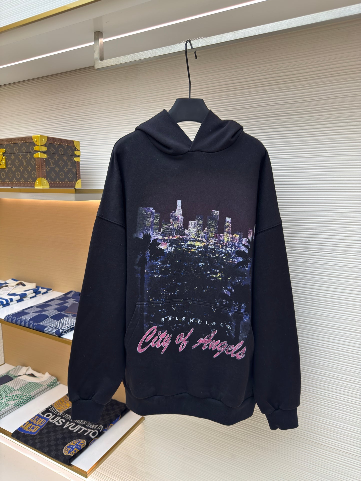 White and Black Hoodie