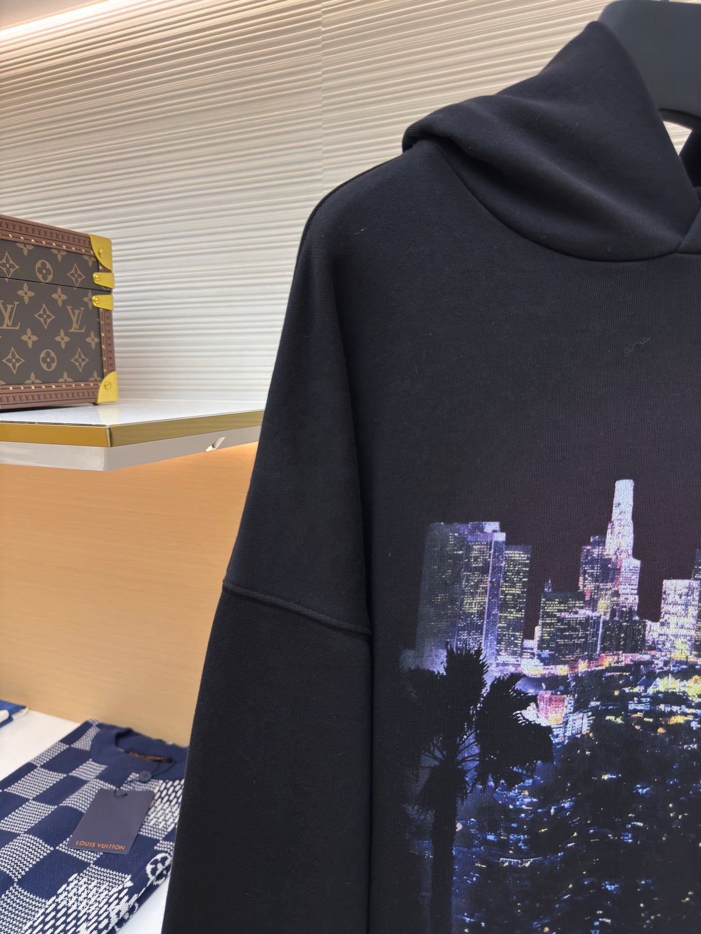 White and Black Hoodie