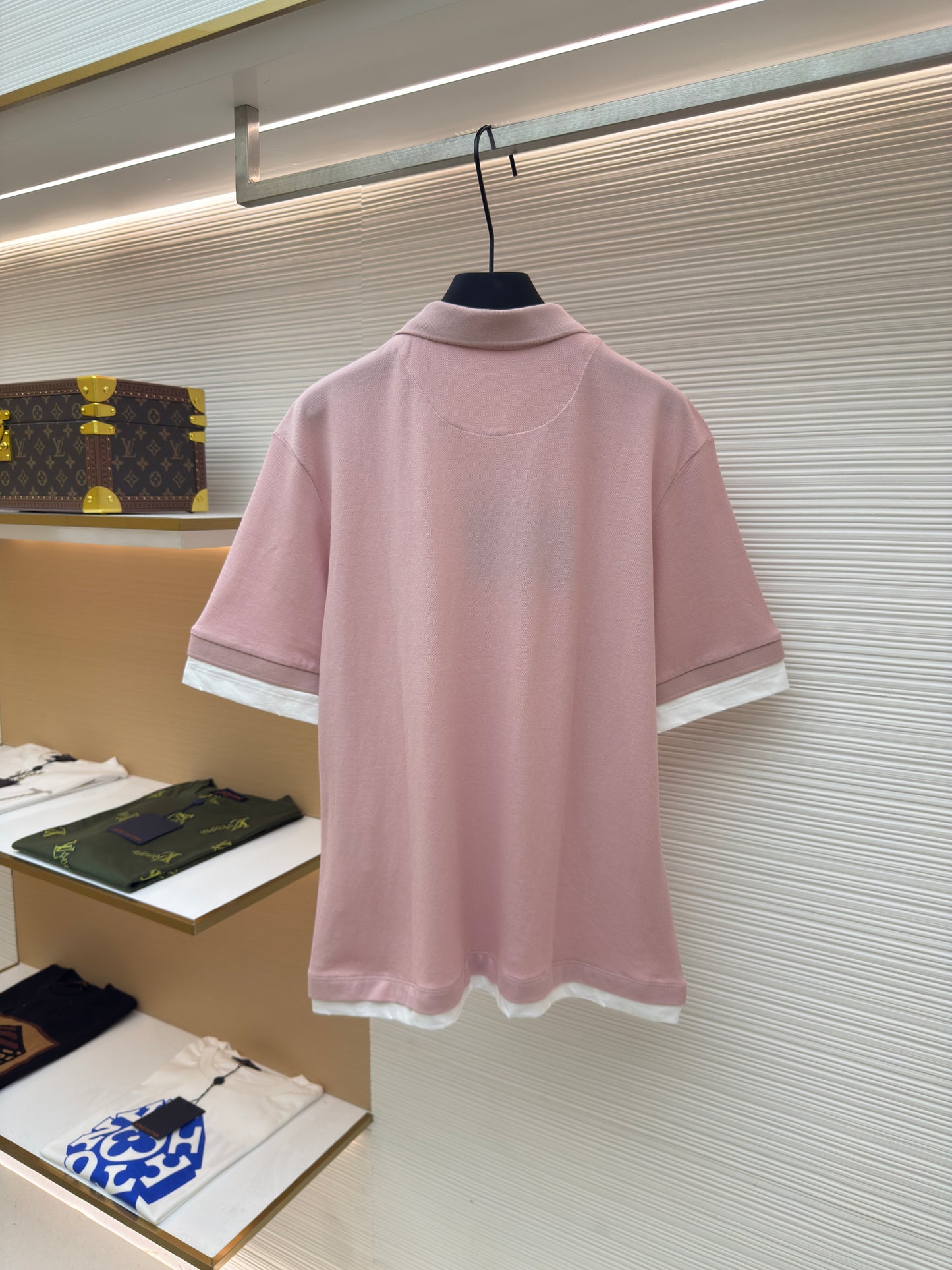 Pink and Blue Polo