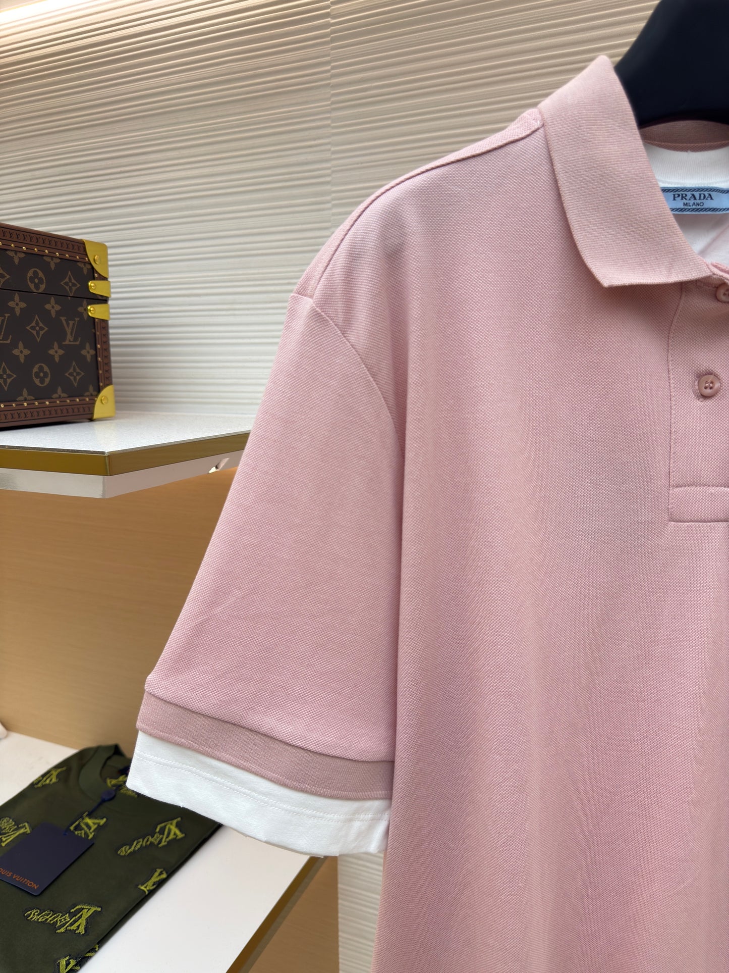 Pink and Blue Polo