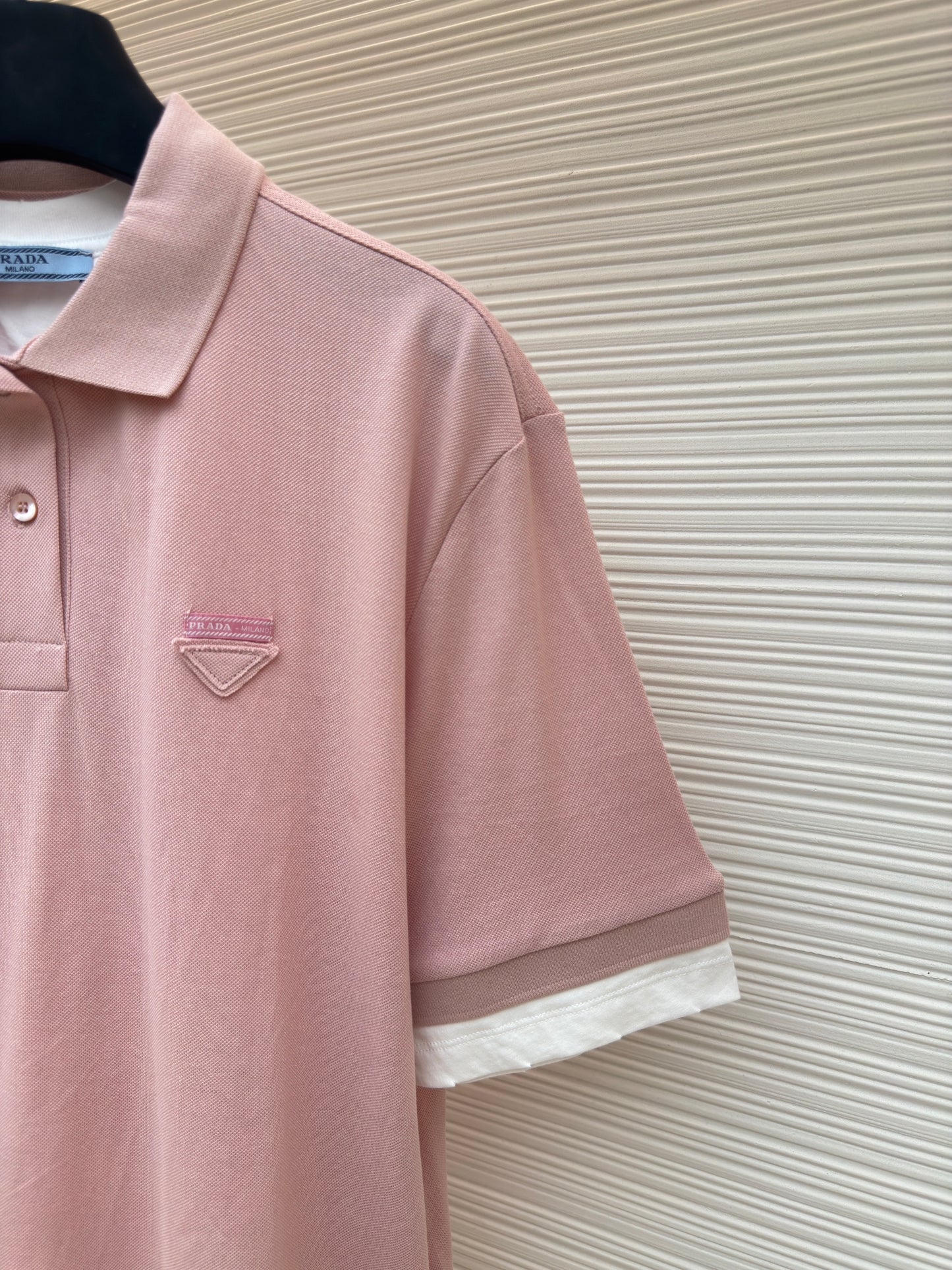 Pink and Blue Polo