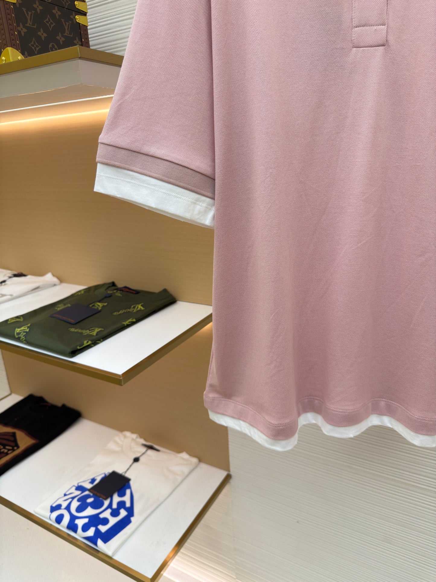 Pink and Blue Polo