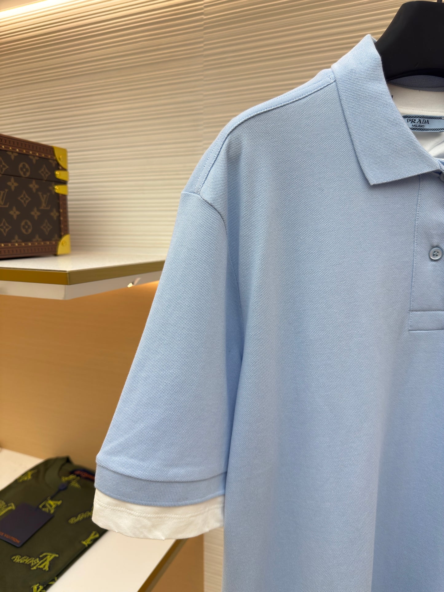 Pink and Blue Polo