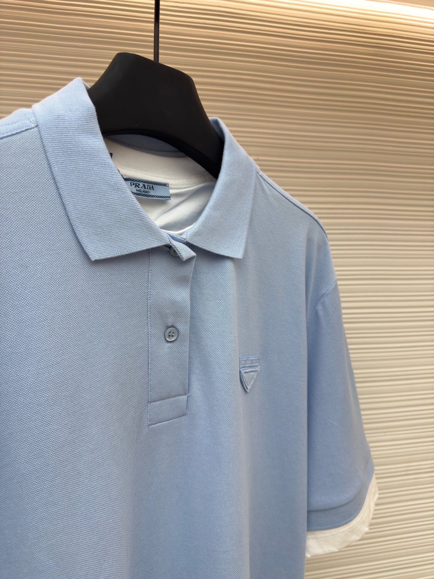 Pink and Blue Polo