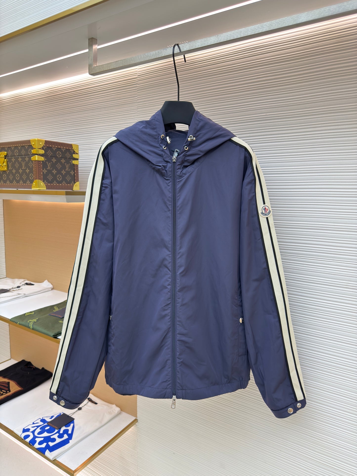 Dark Blue and White Jacket