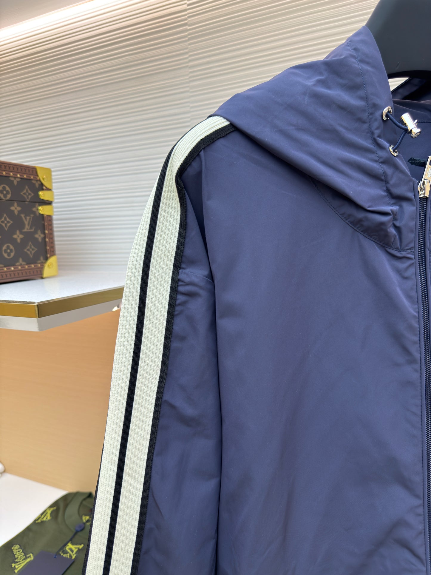 Dark Blue and White Jacket