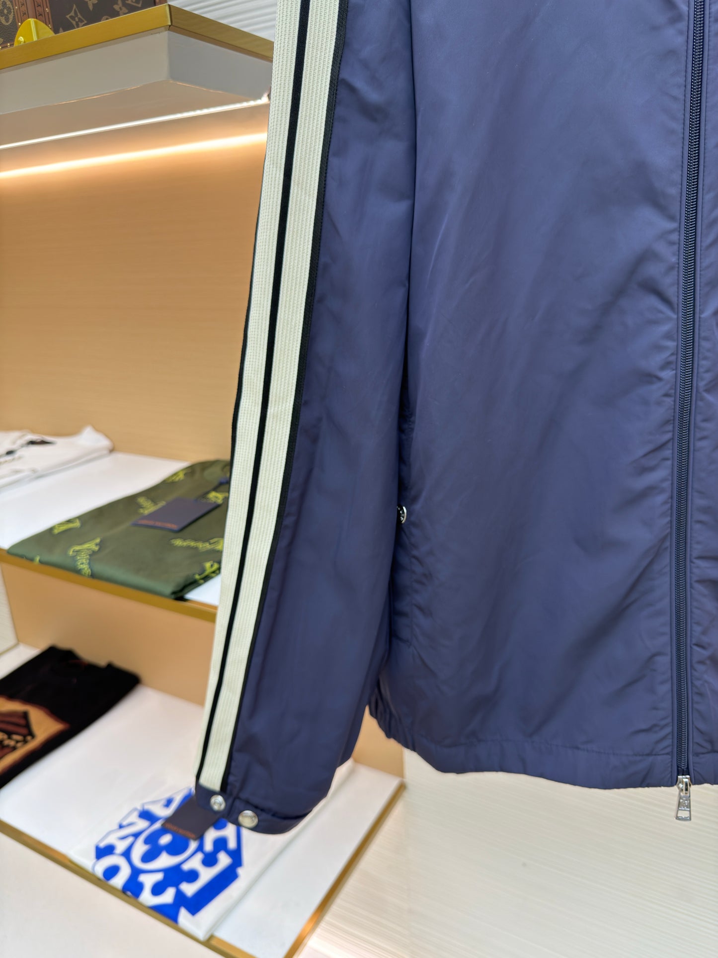 Dark Blue and White Jacket