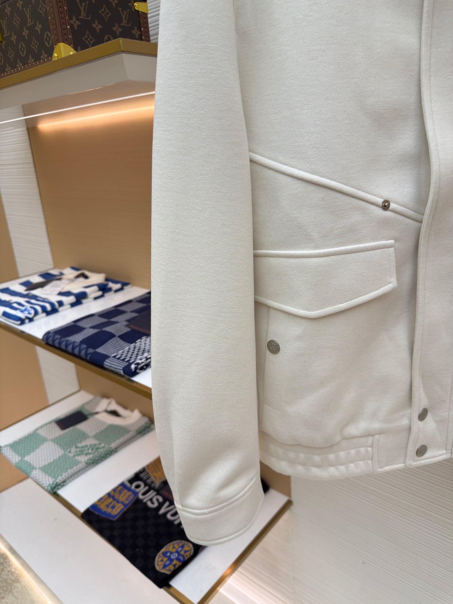 White and Grey Jacket
