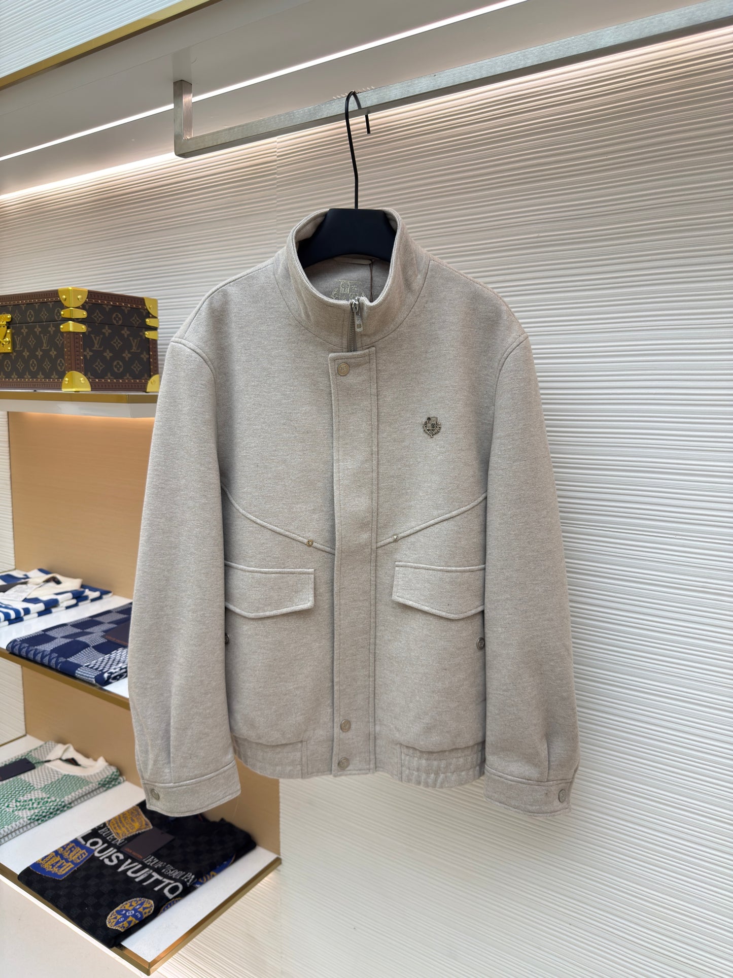 White and Grey Jacket