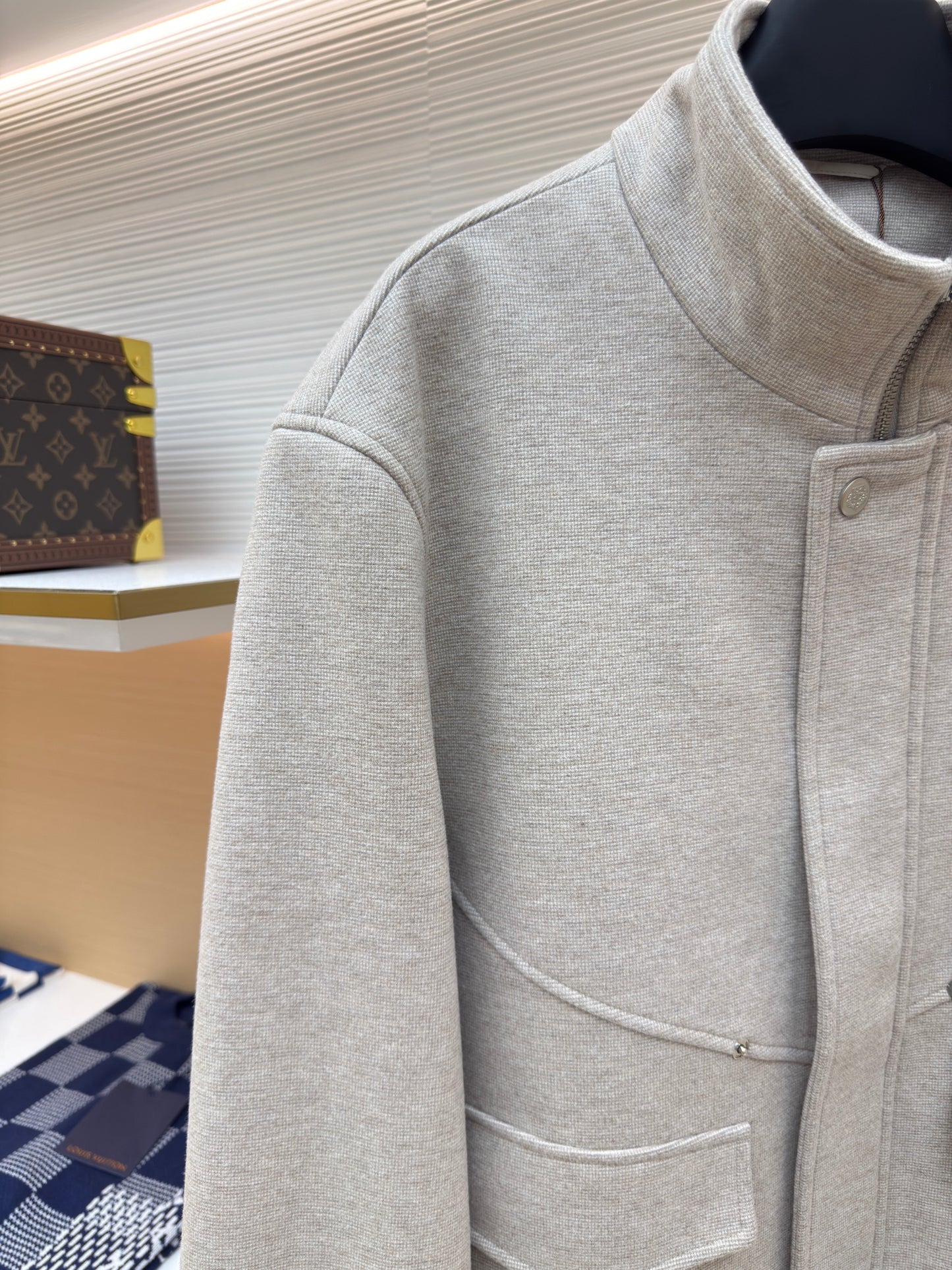 White and Grey Jacket