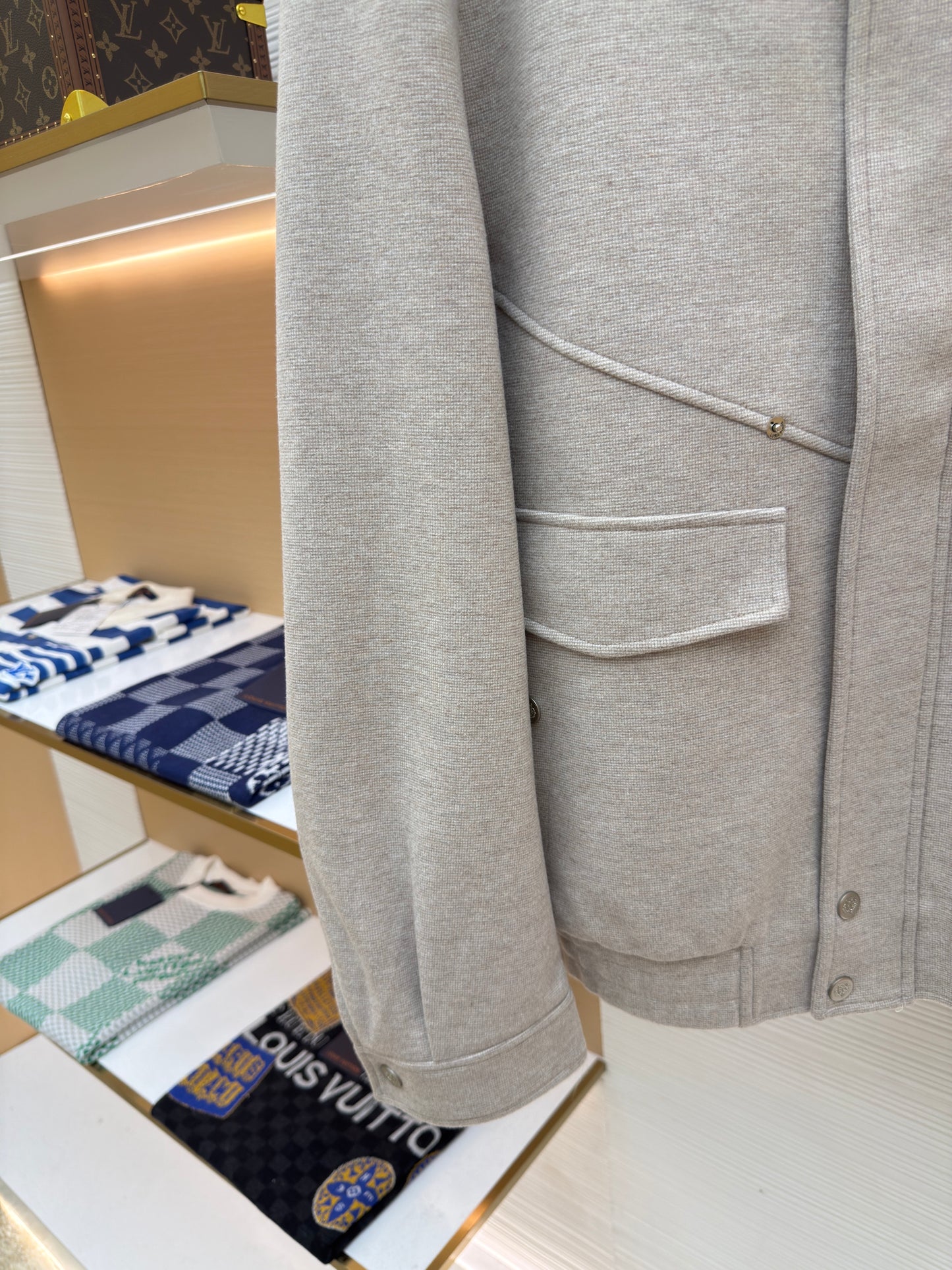 White and Grey Jacket