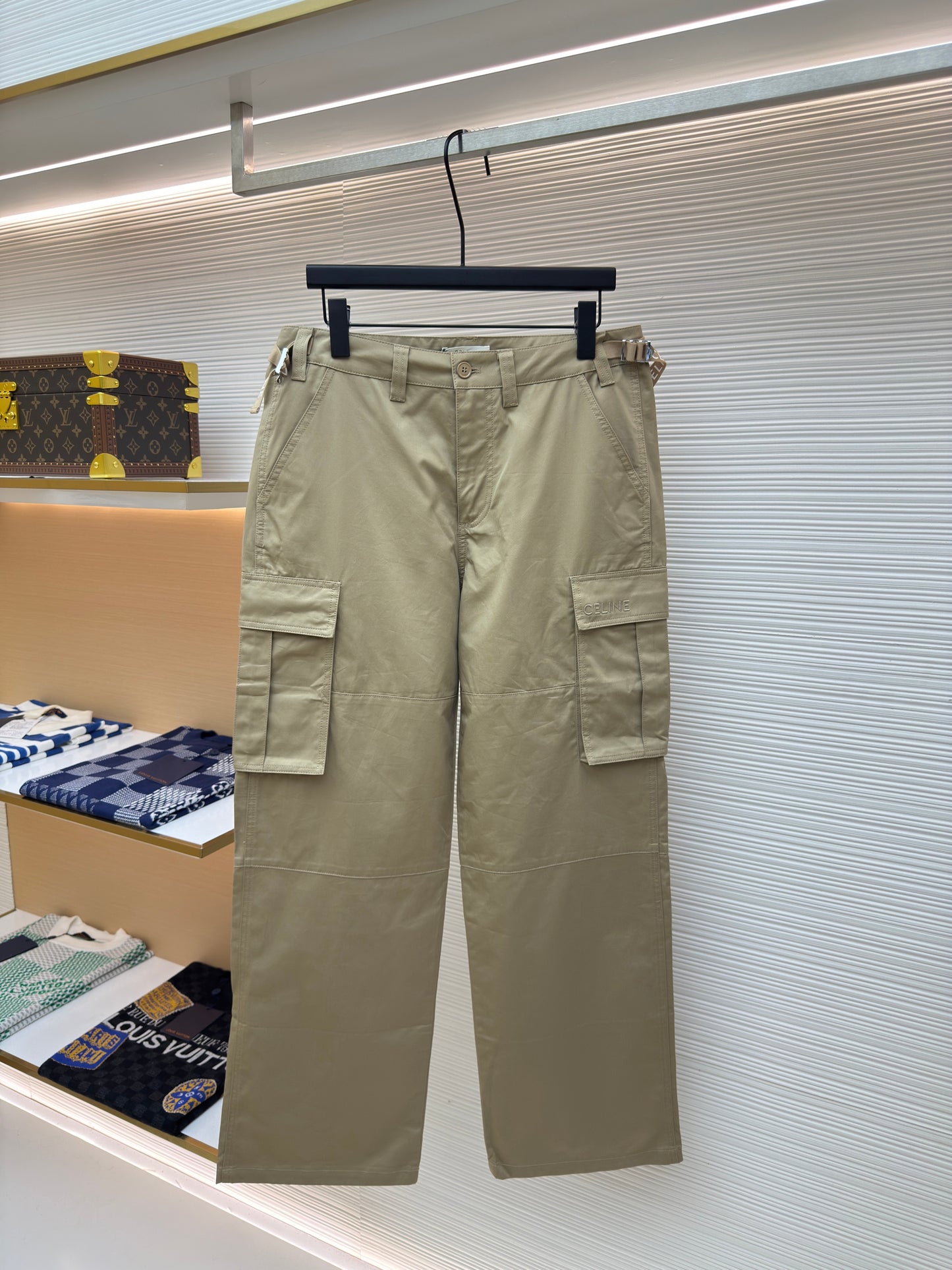 Khaki and Black Pant