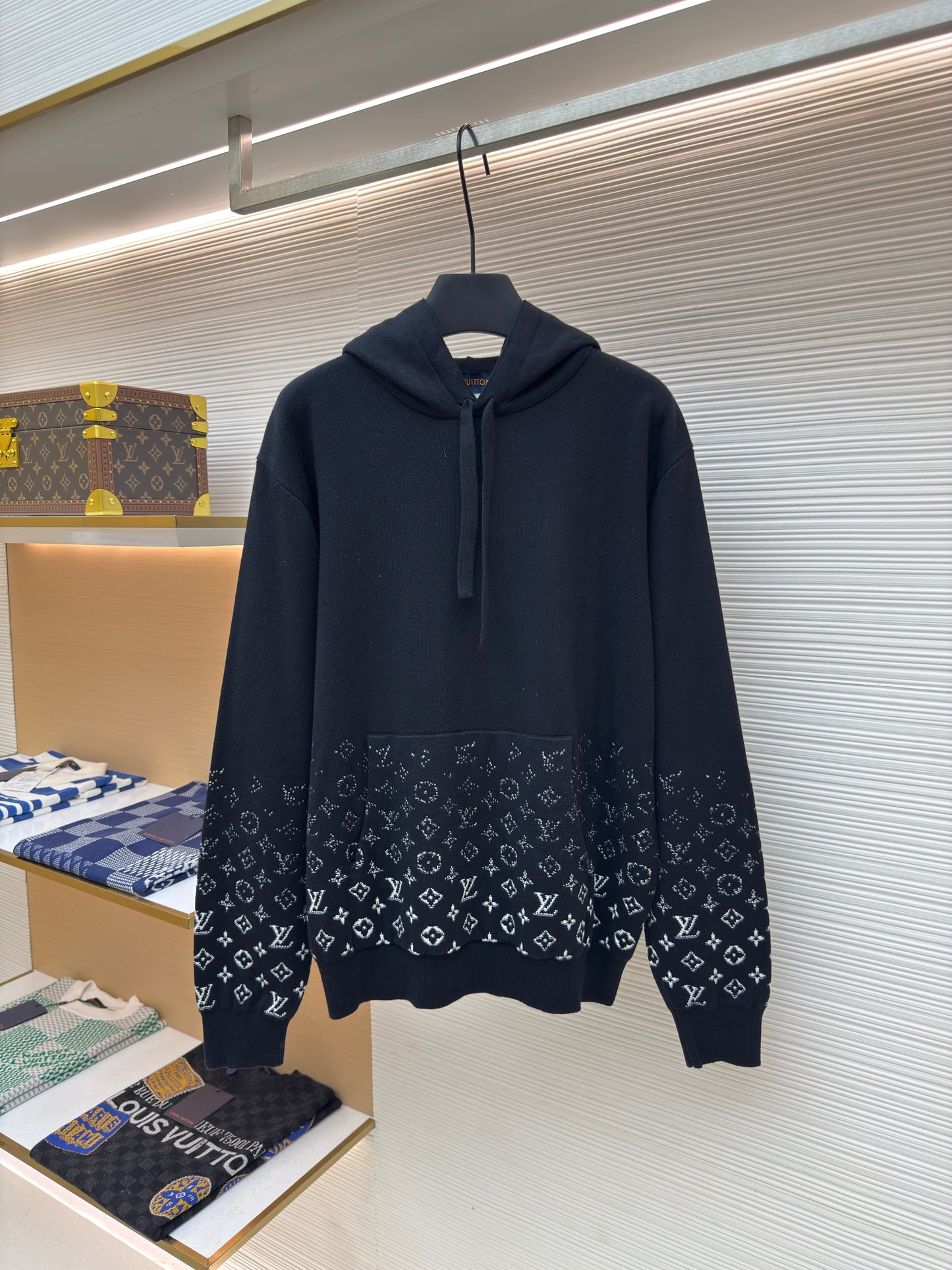 Black and Blue Hoodie