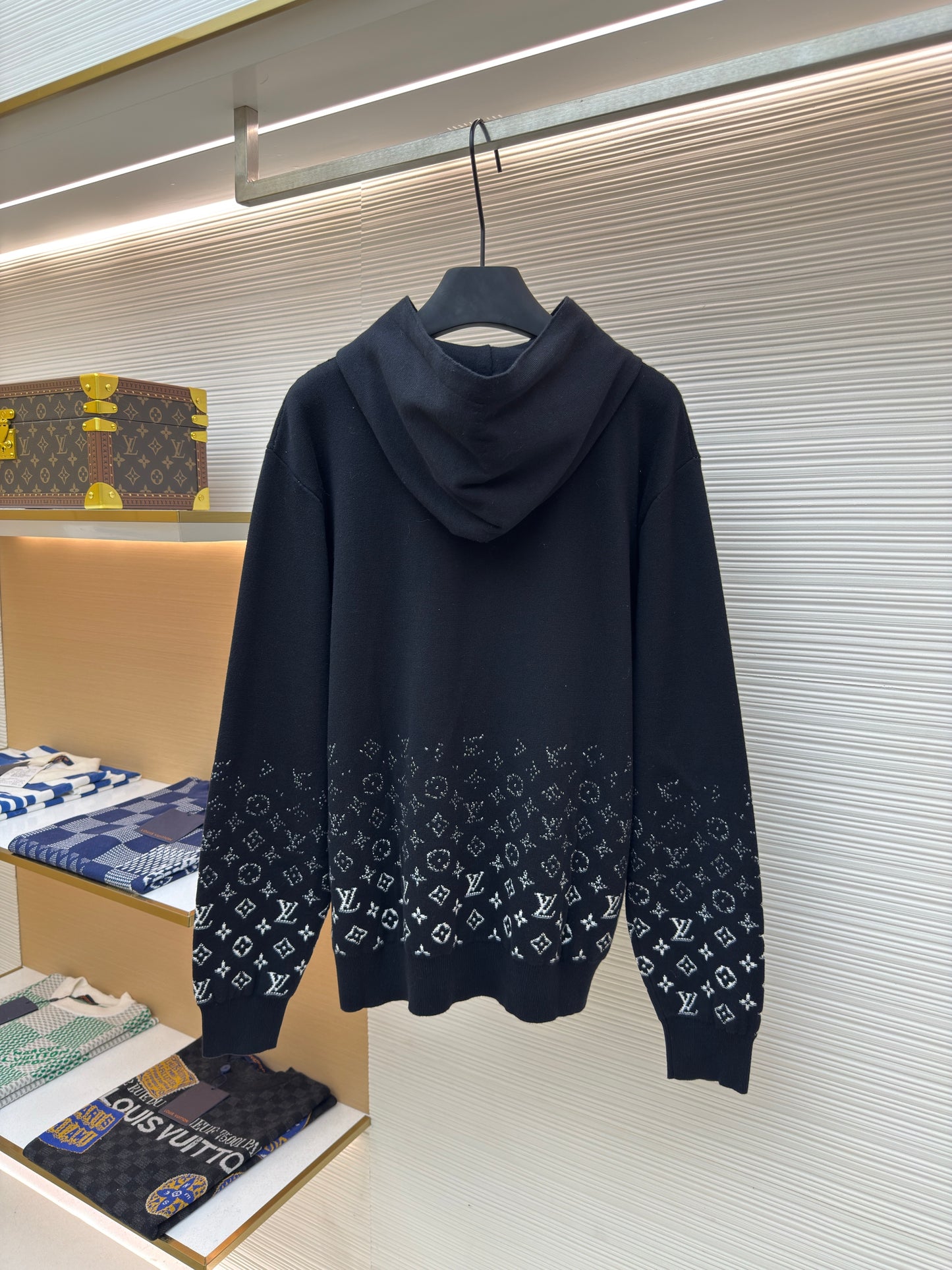 Black and Blue Hoodie