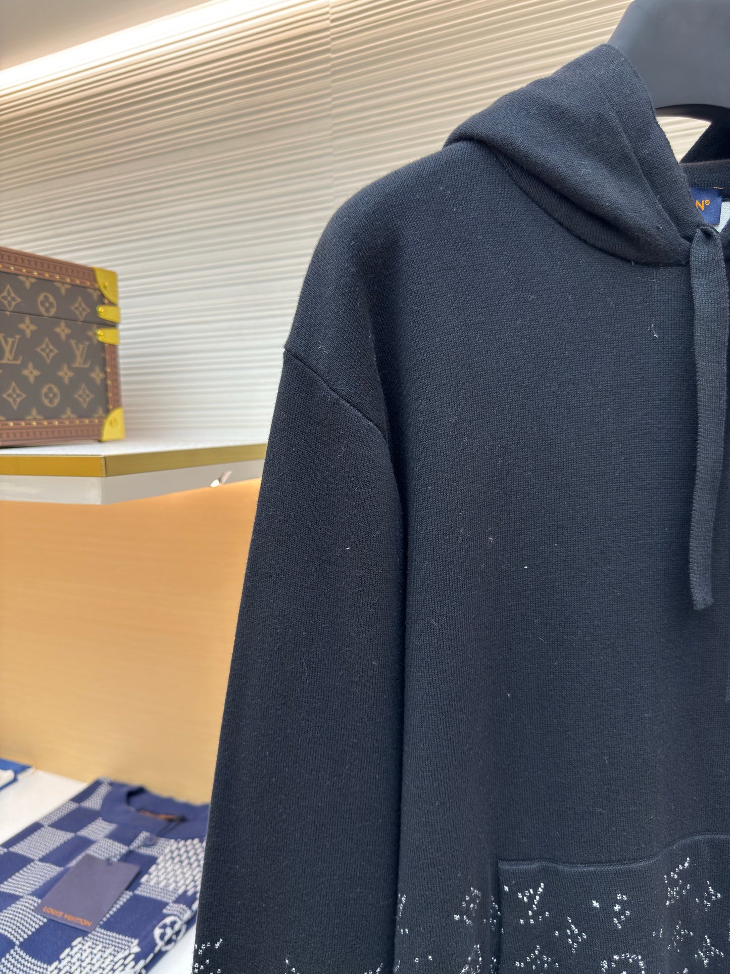Black and Blue Hoodie