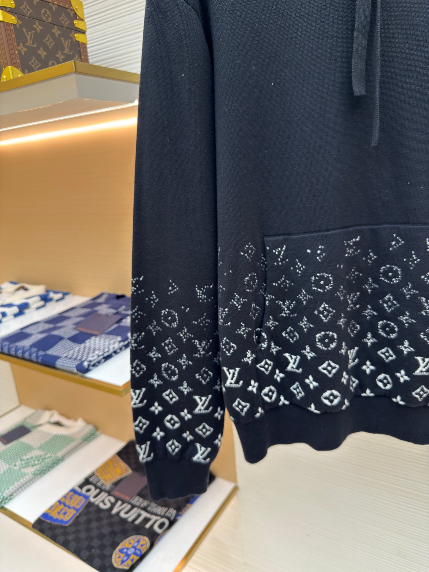 Black and Blue Hoodie