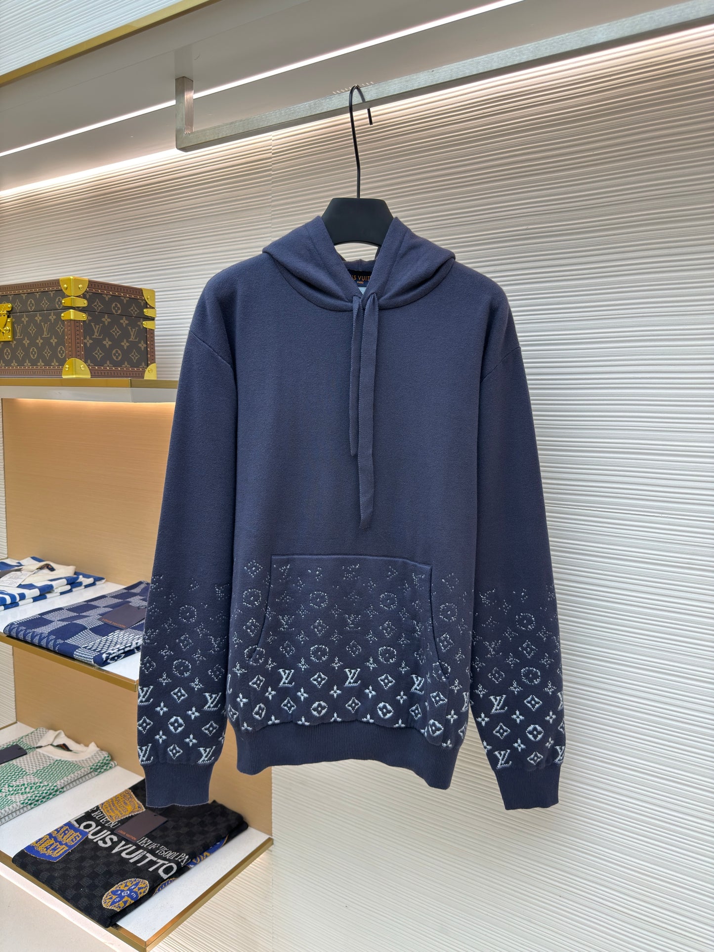 Black and Blue Hoodie