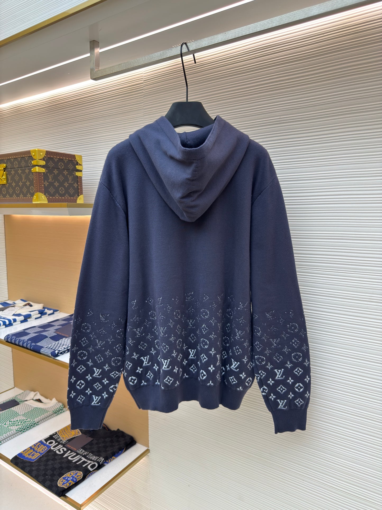 Black and Blue Hoodie