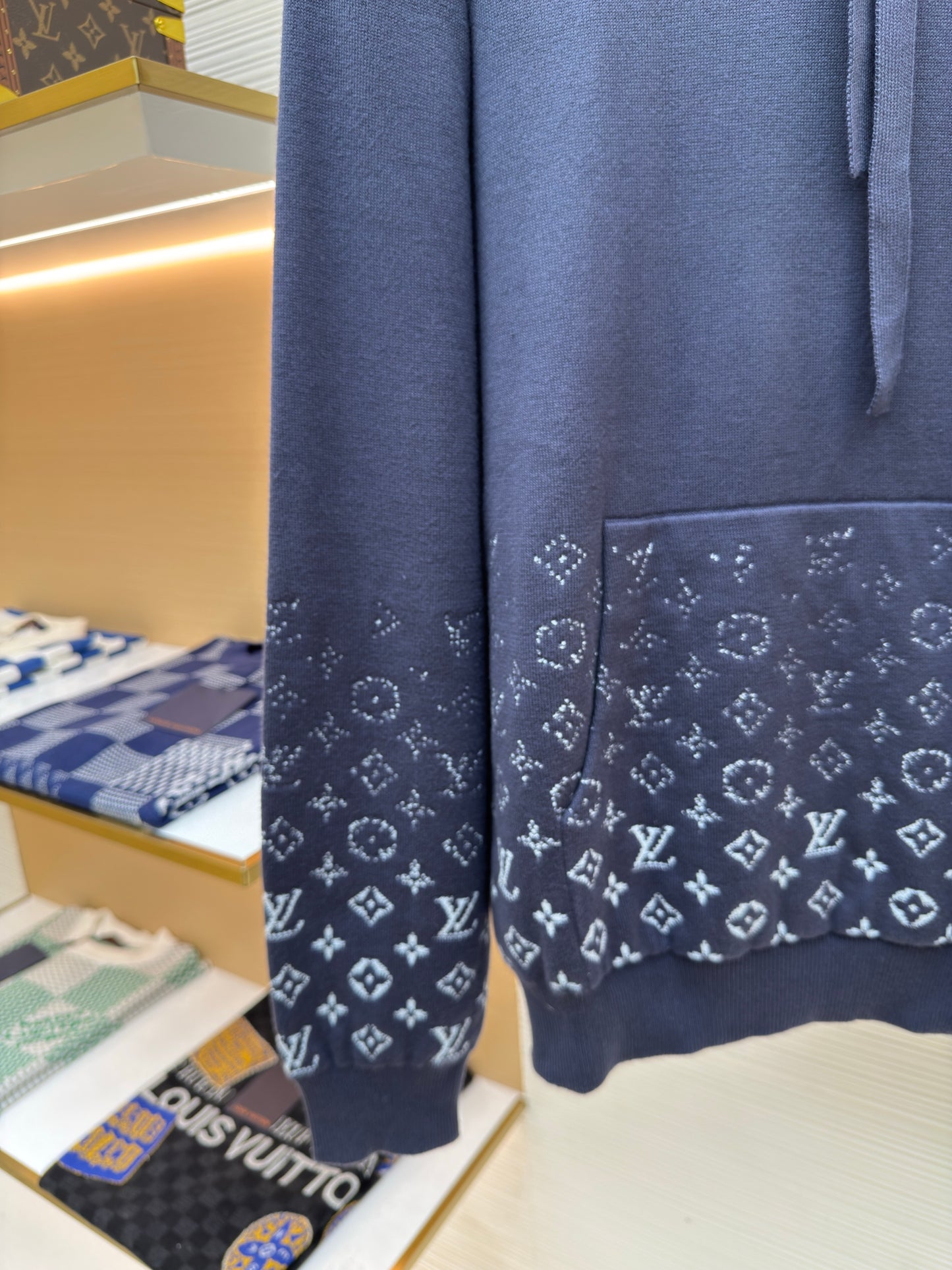 Black and Blue Hoodie
