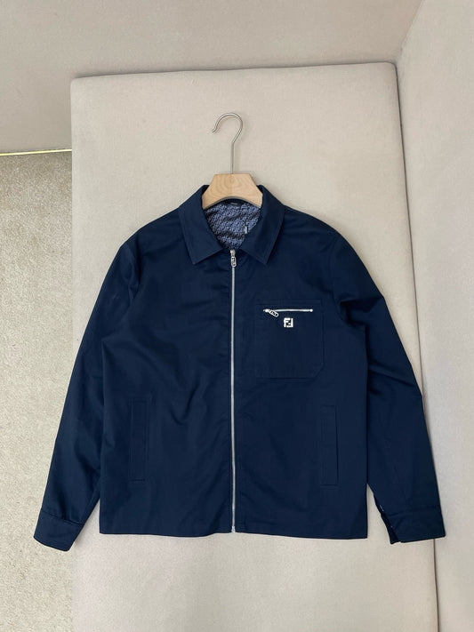 Dark Blue and Green Jacket