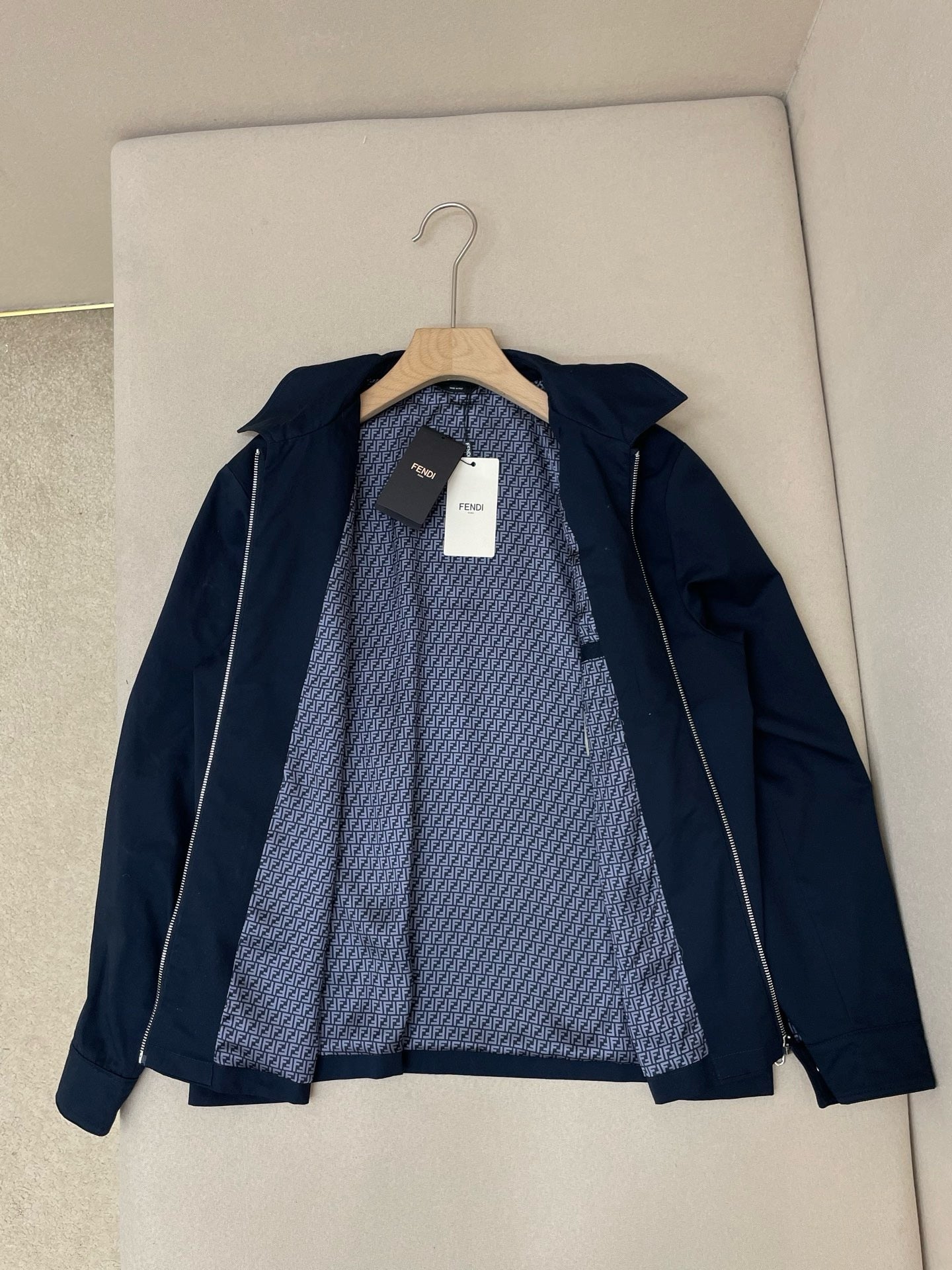Dark Blue and Green Jacket