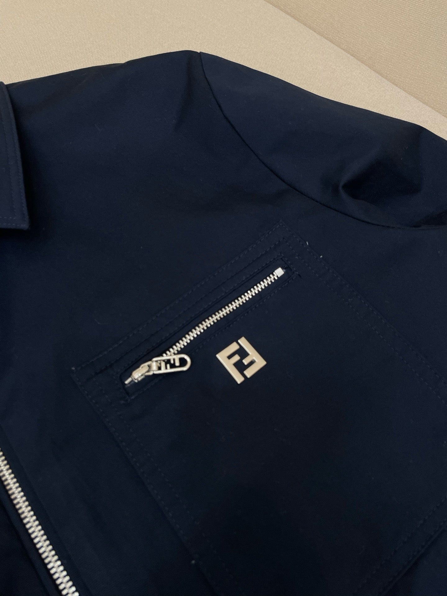 Dark Blue and Green Jacket