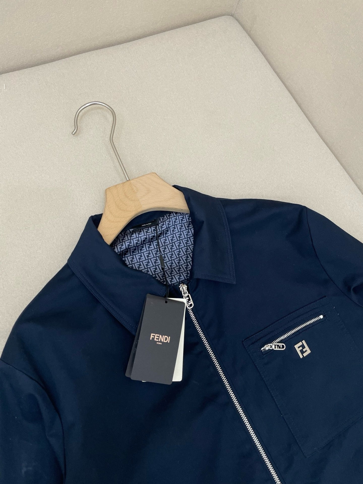 Dark Blue and Green Jacket