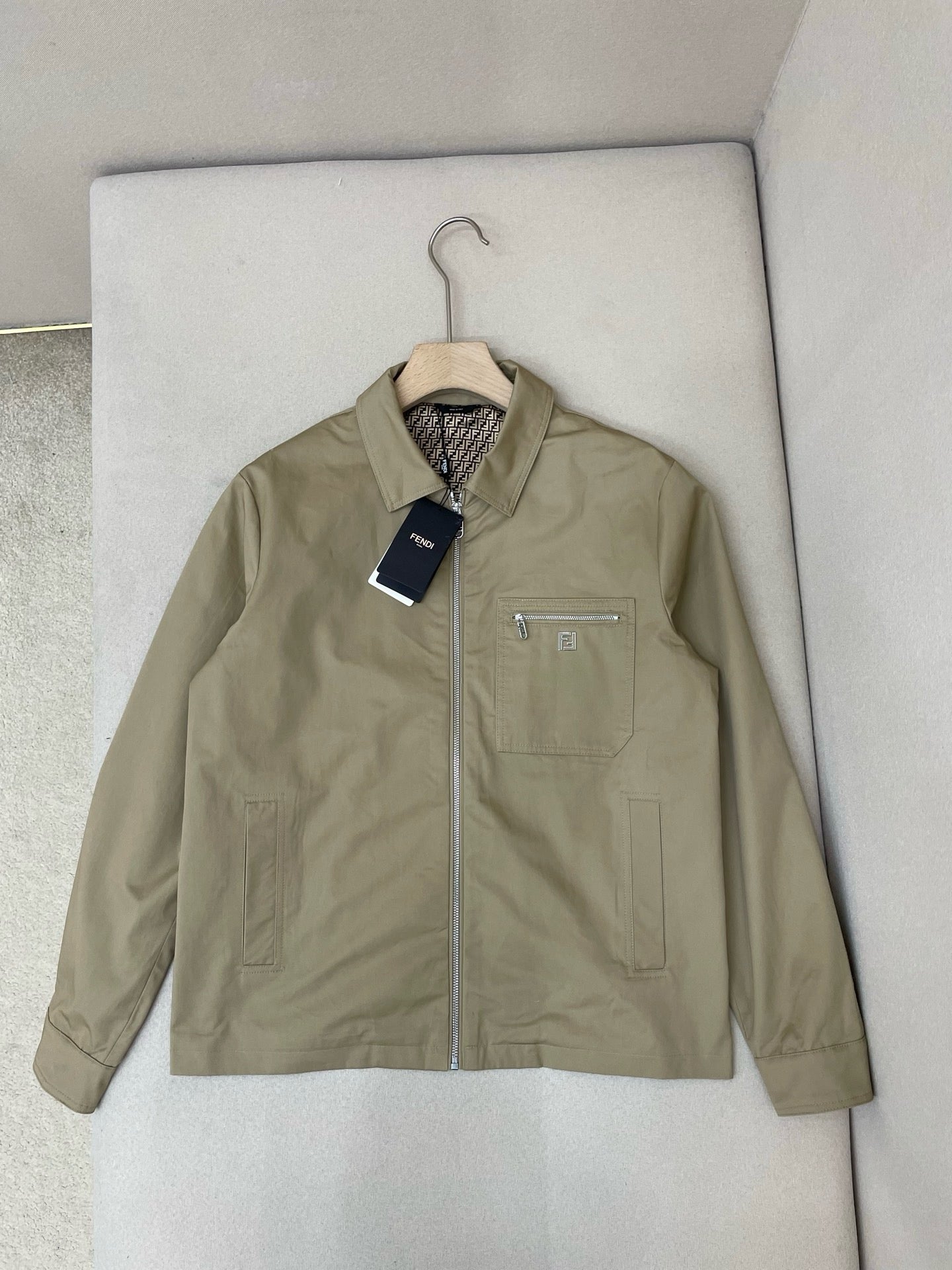 Dark Blue and Green Jacket