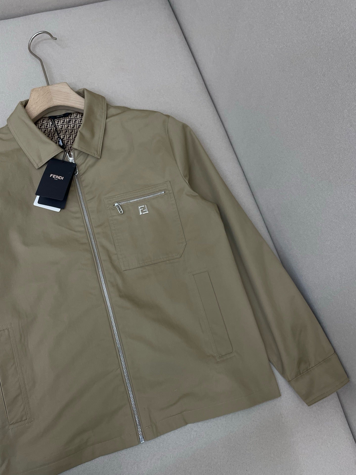 Dark Blue and Green Jacket
