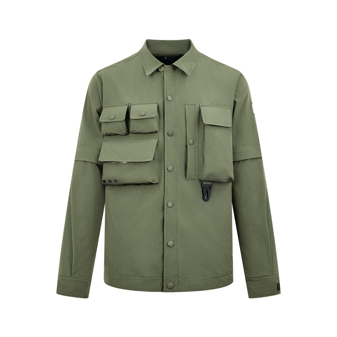 Green and Dark Blue Jacket