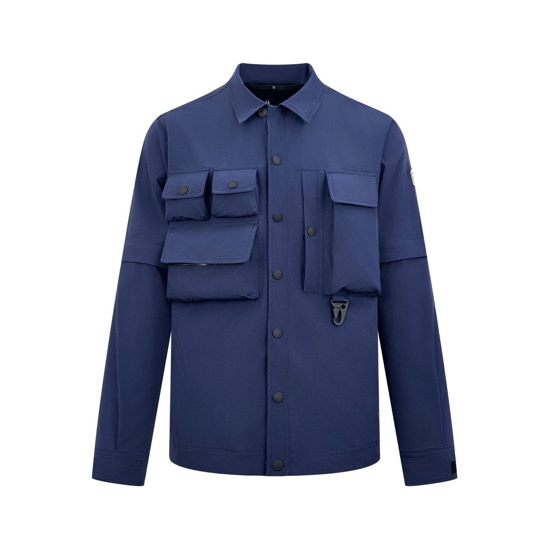 Green and Dark Blue Jacket
