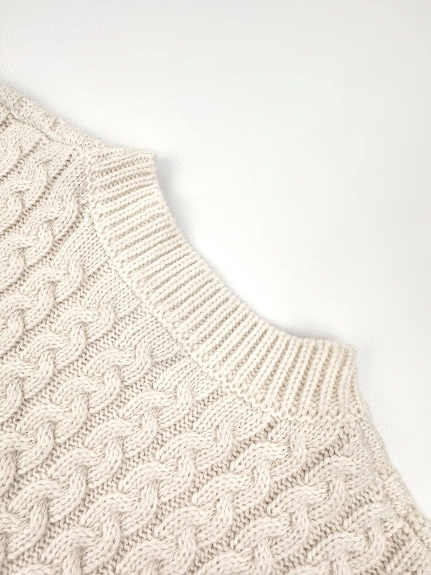 Black and Beige Vest