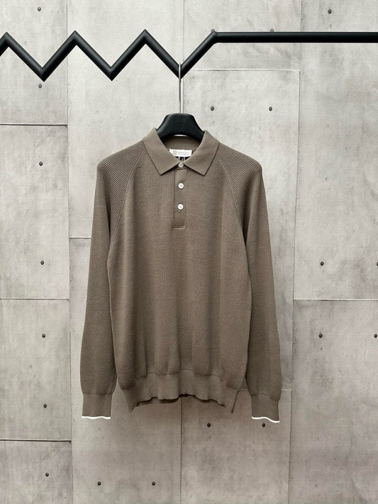 Brown and White Jersey