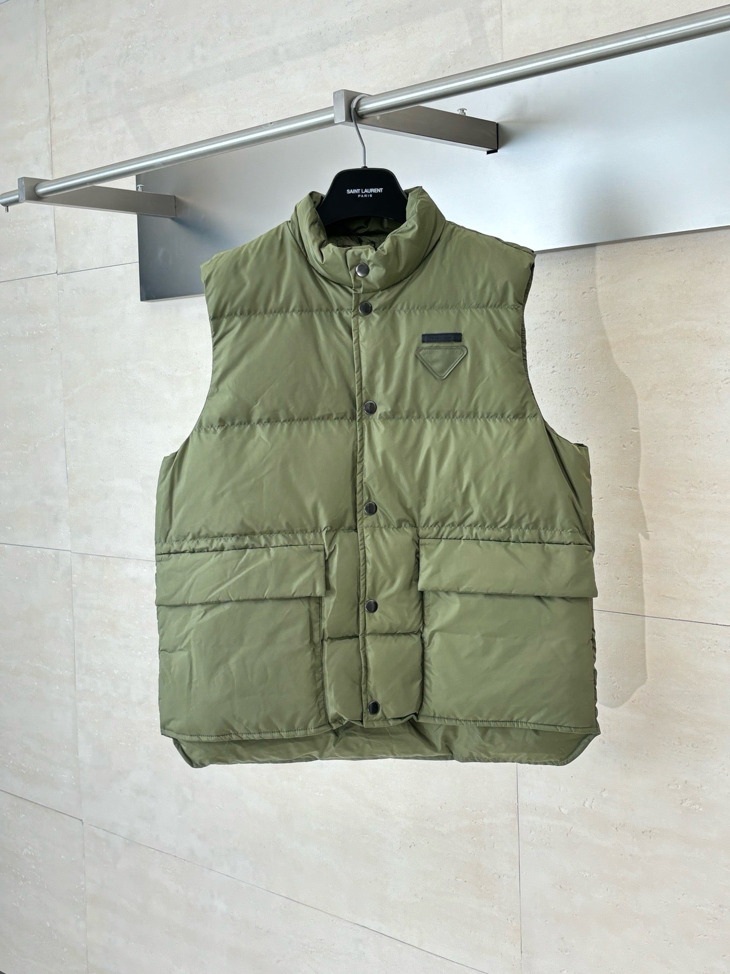 Black and Green Vest