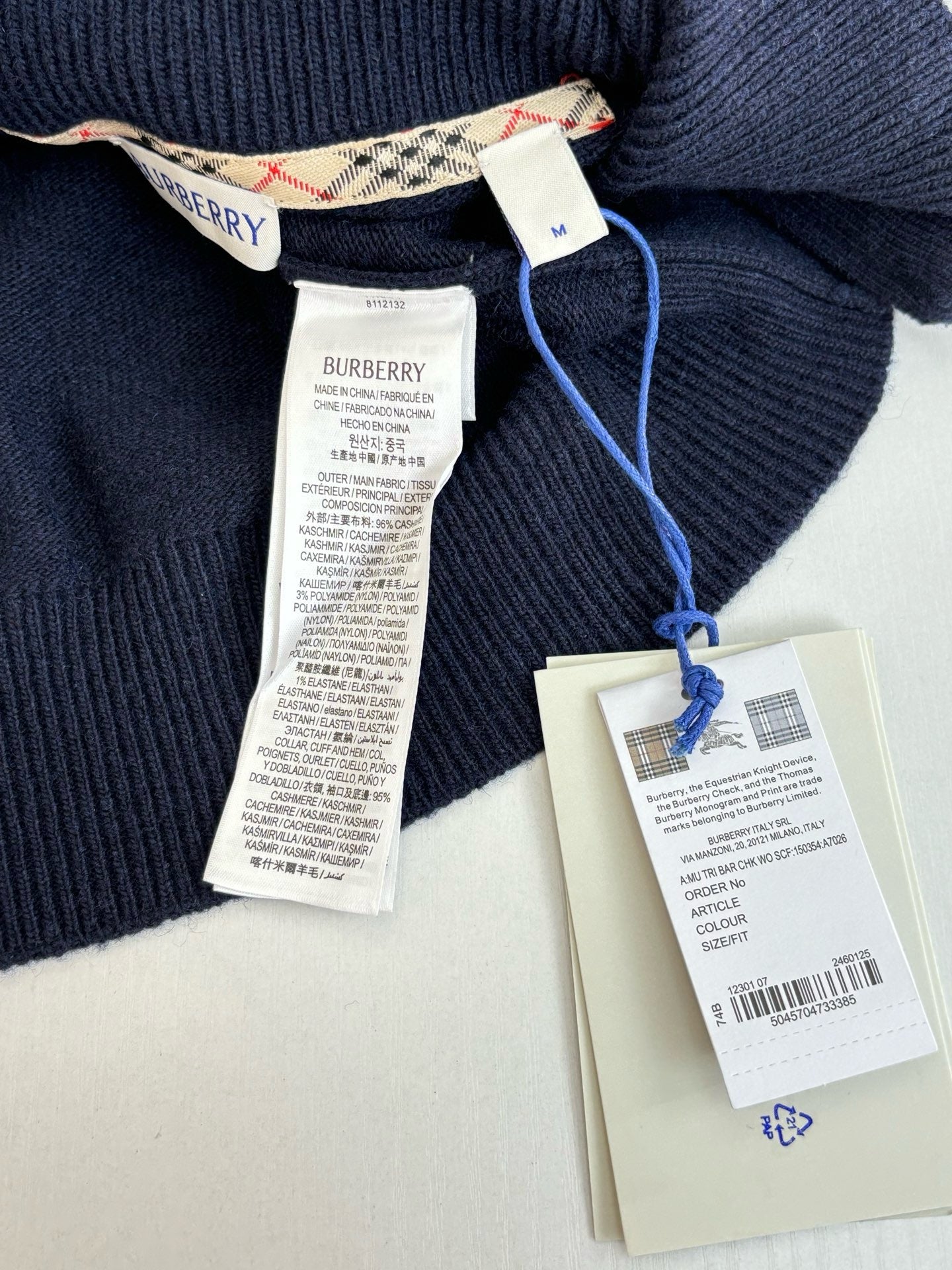 Dark Blue and Grey Jersey