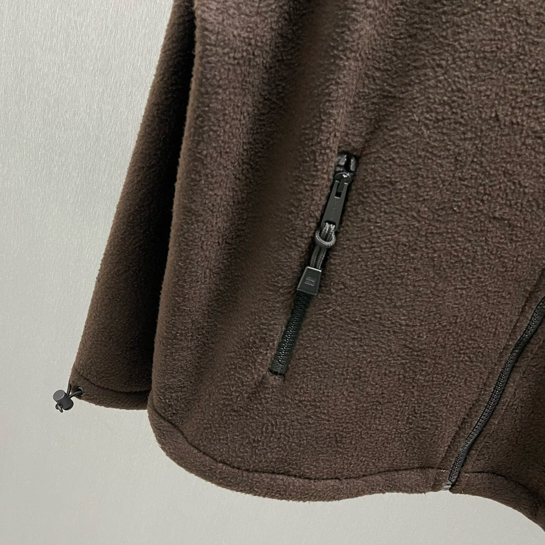 Brown and Dark Blue Jacket