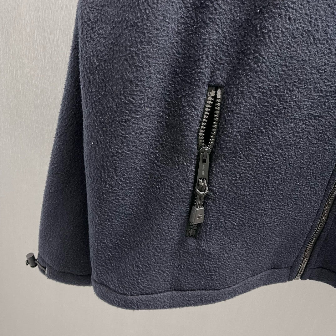 Brown and Dark Blue Jacket