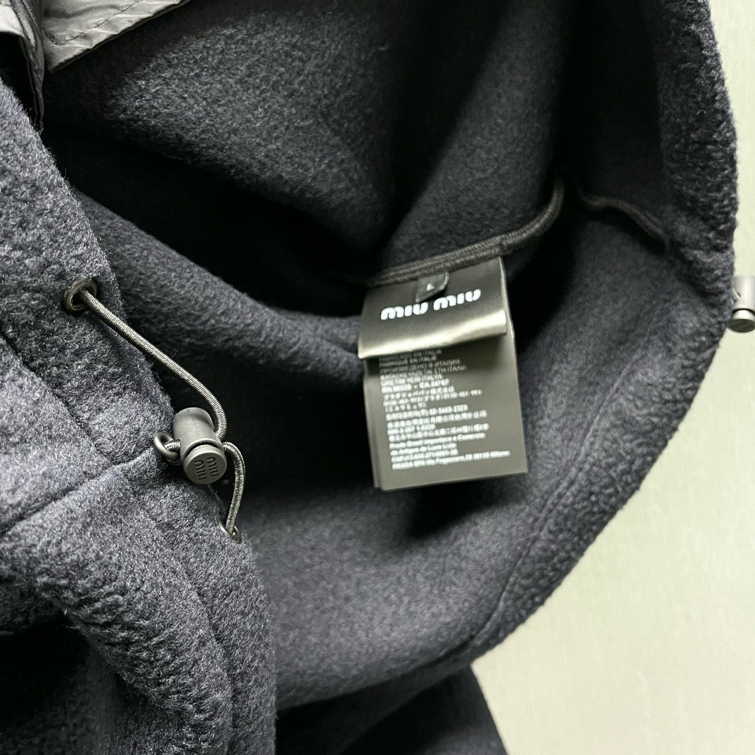 Brown and Dark Blue Jacket