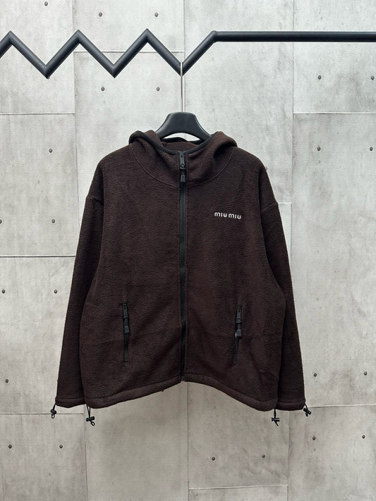 Brown and Dark Blue Jacket