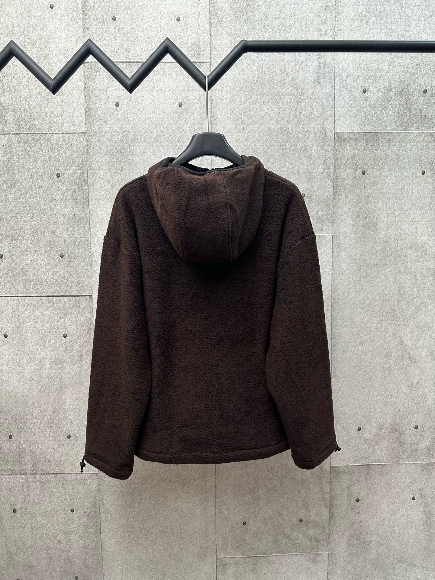 Brown and Dark Blue Jacket