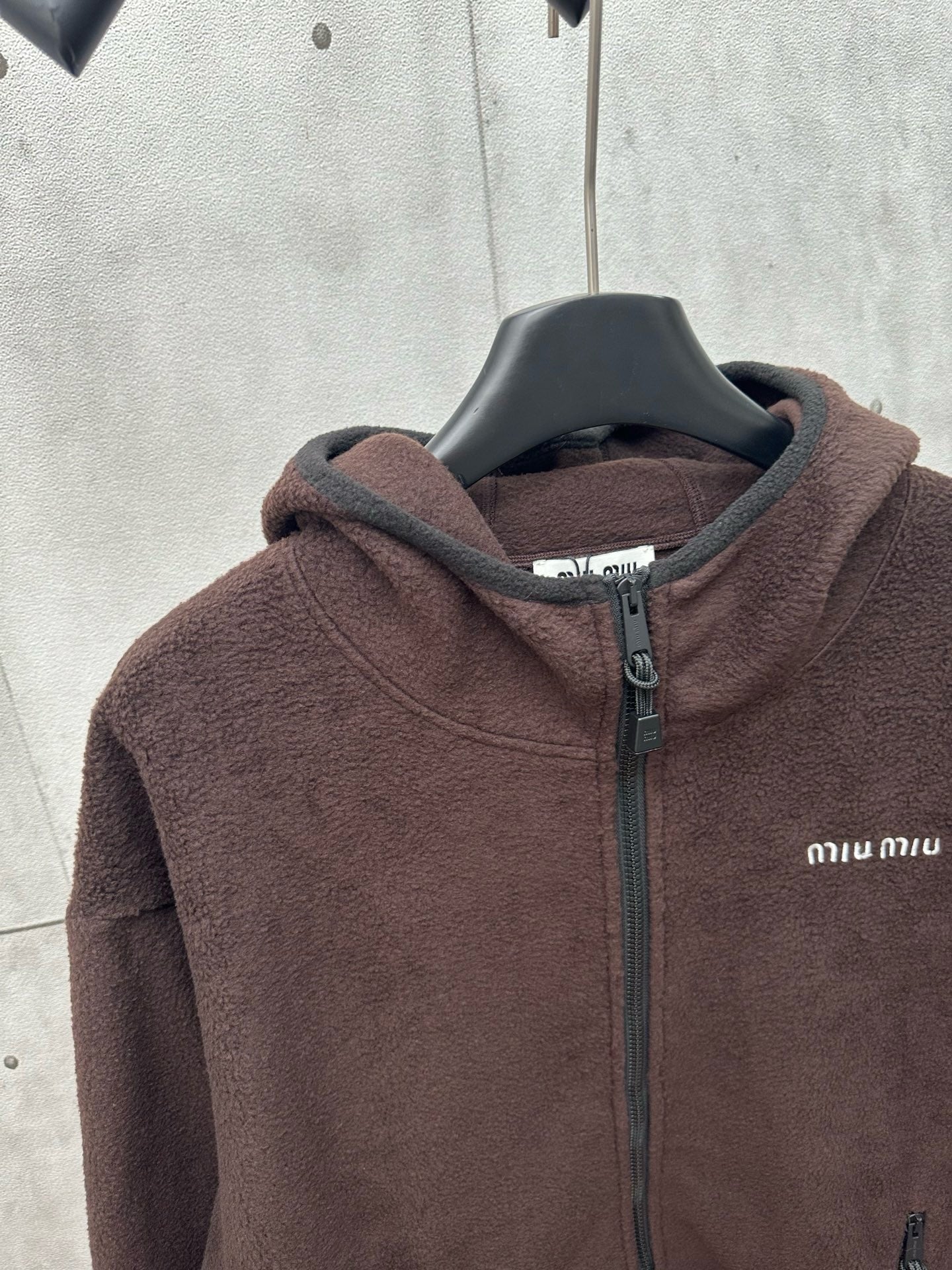 Brown and Dark Blue Jacket