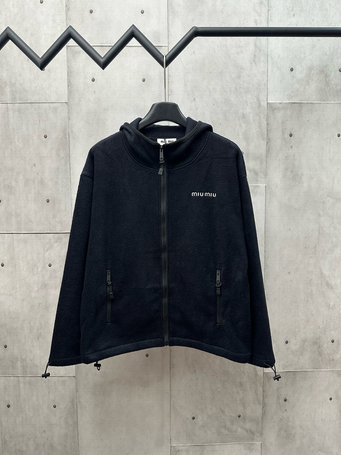 Brown and Dark Blue Jacket