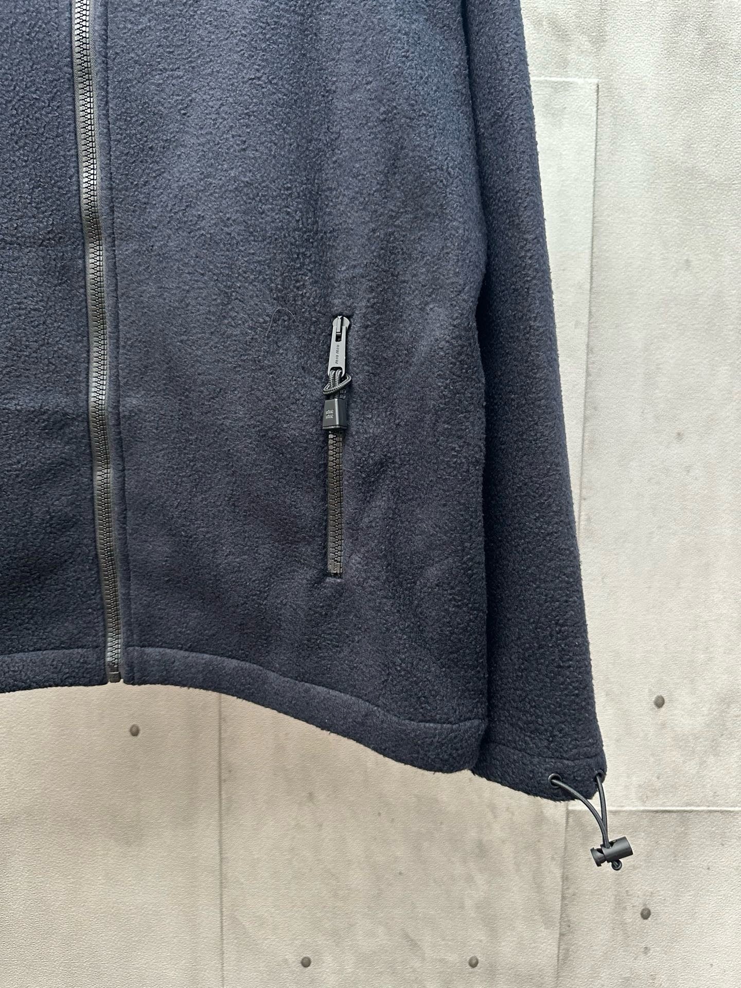 Brown and Dark Blue Jacket