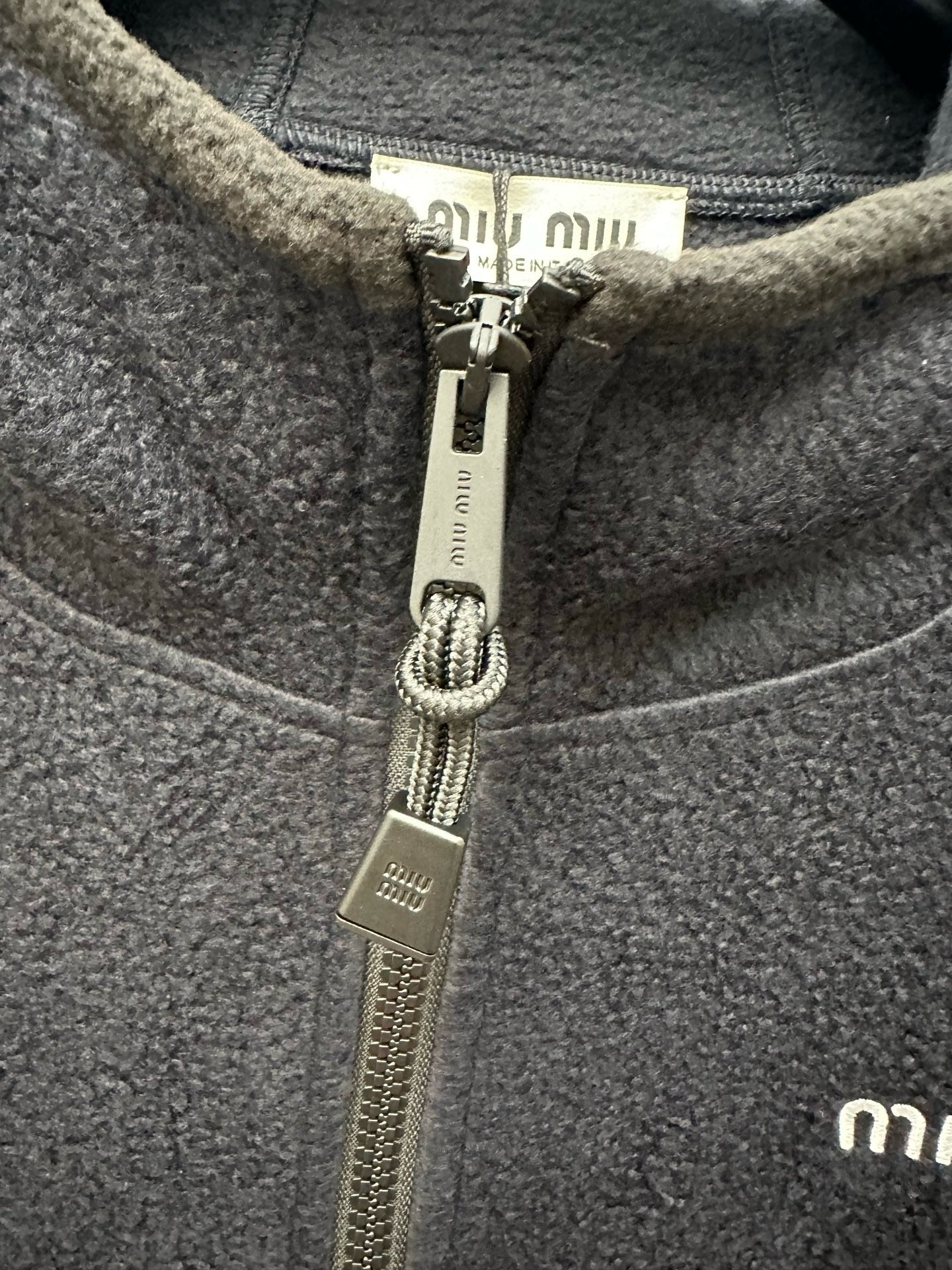 Brown and Dark Blue Jacket