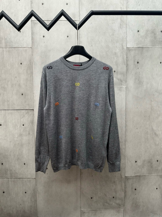 Grey and Dark Blue Jersey