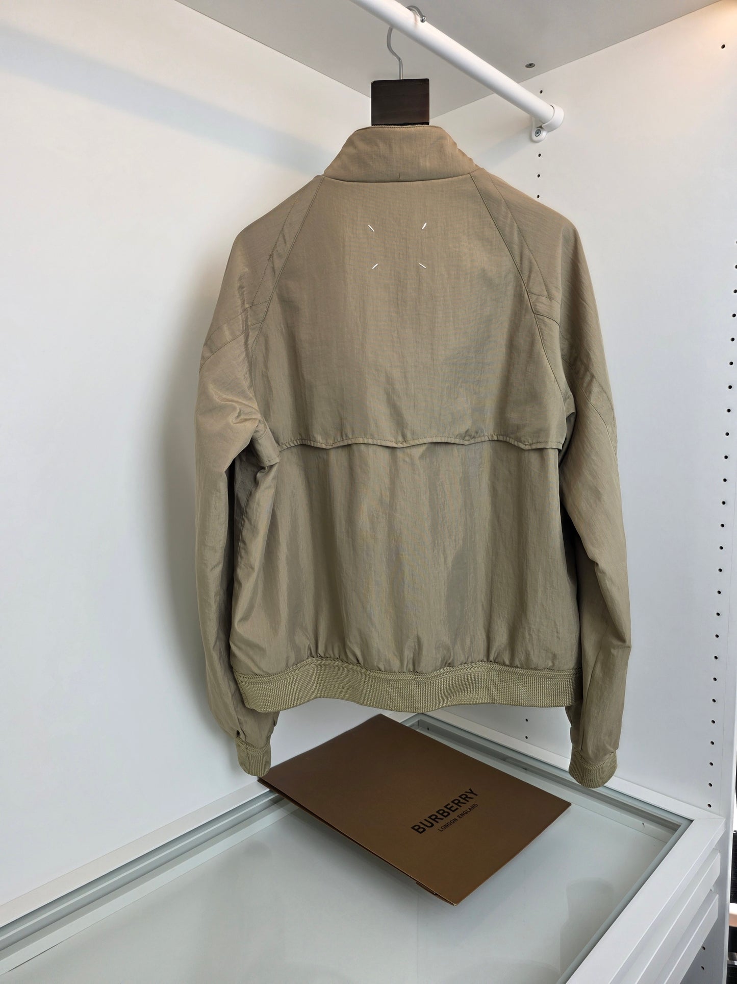 Beige and Black Jacket